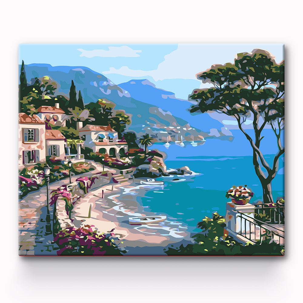 Landscape House Painting By Number 1