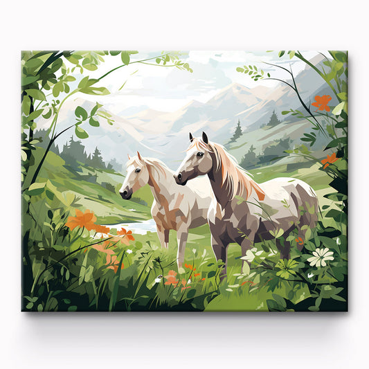 Horse Painting By Number 1