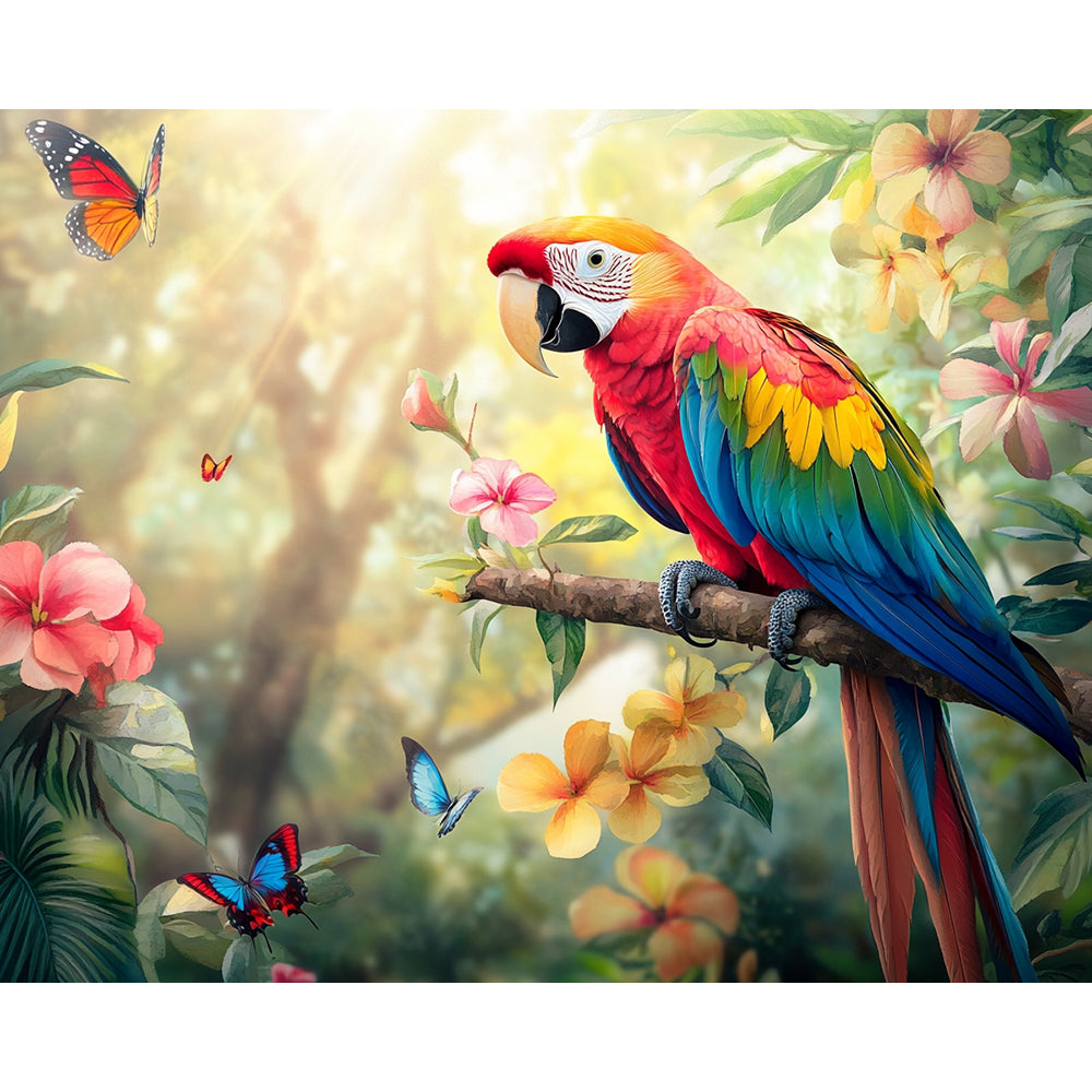 Parrot Painting By Number 2