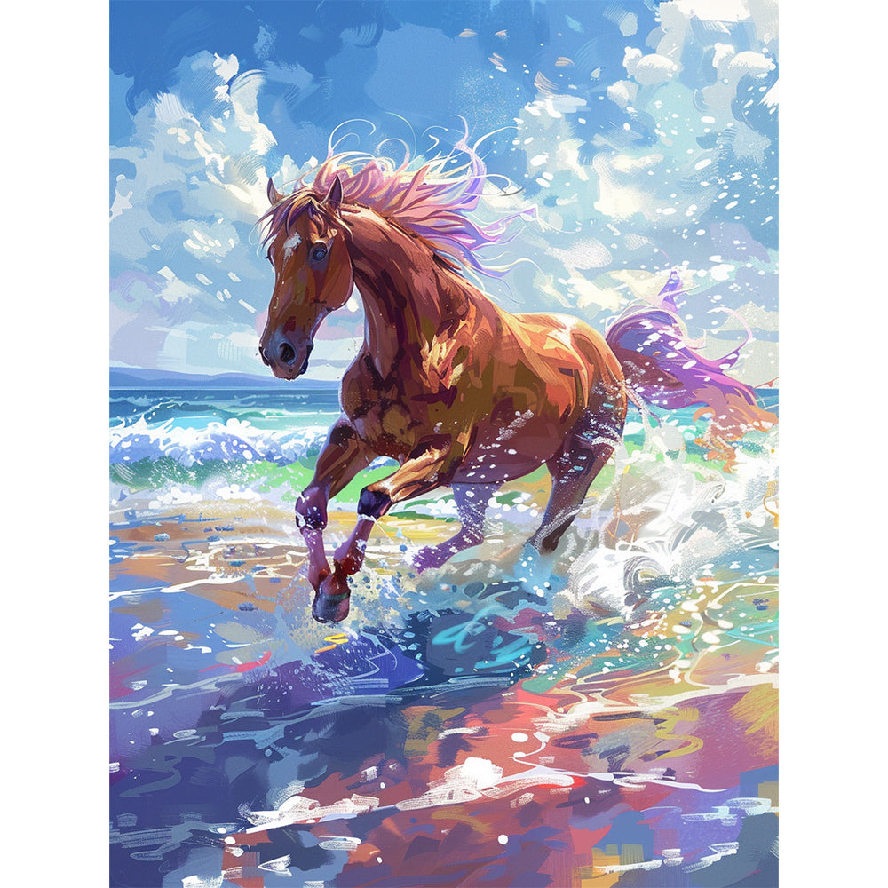 Horse  Painting By Number 2
