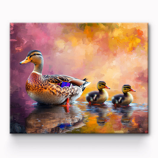 Duck Painting By Number 1