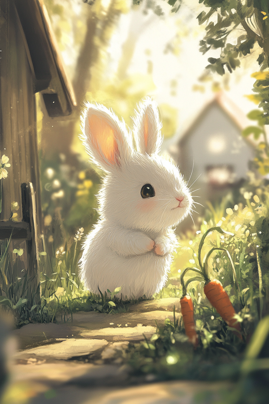 Rabbit Painting By Number 2