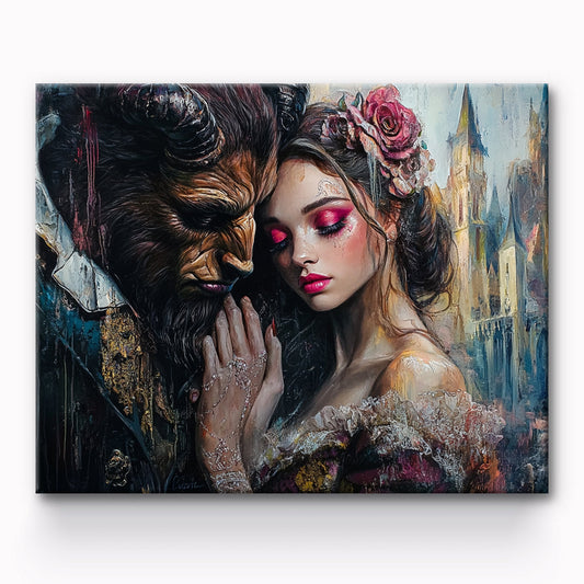 Beauty And The Beast Painting By Number 1