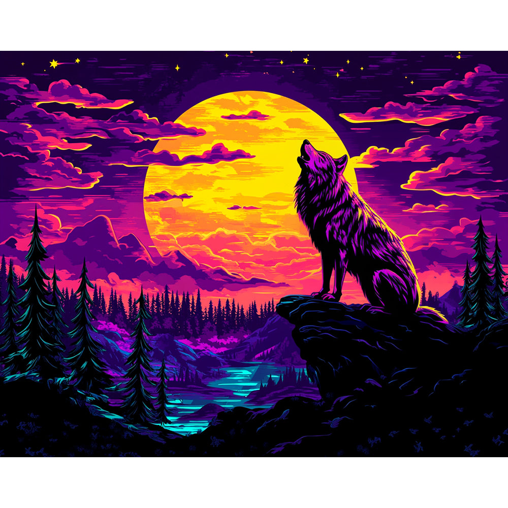 Wolf Painting By Number 2