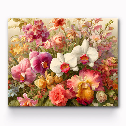 Flower Painting By Number 1