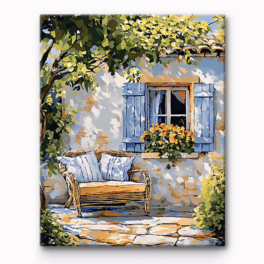 Window View  Painting By Number 1