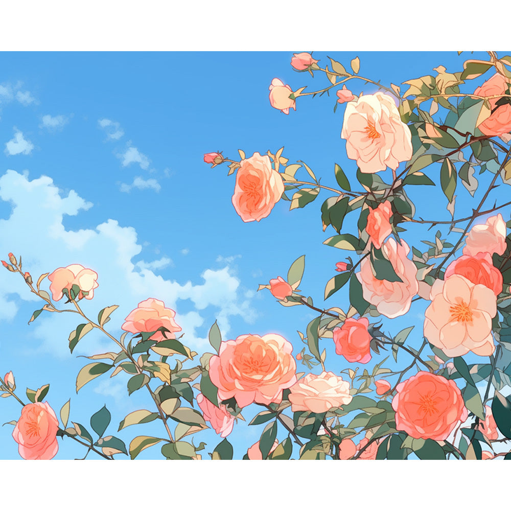 Flower Painting By Number 2