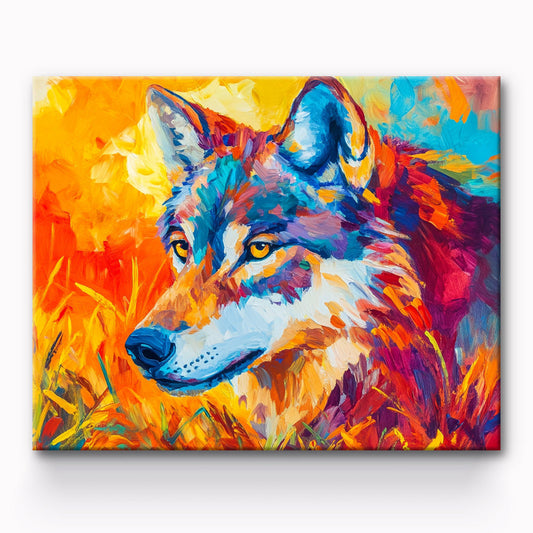 Wolf Painting By Number 1