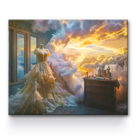 Dreaming of a Wedding Dress Painting By Number 1