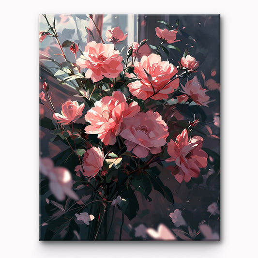 Flower Painting By Number 1