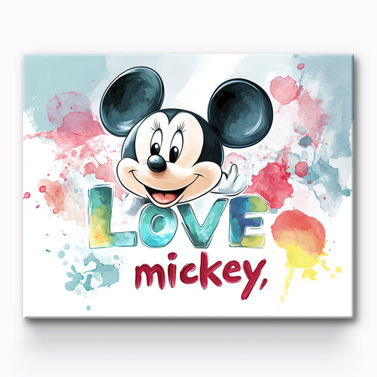 Disney Mickey Mouse Painting By Number 1
