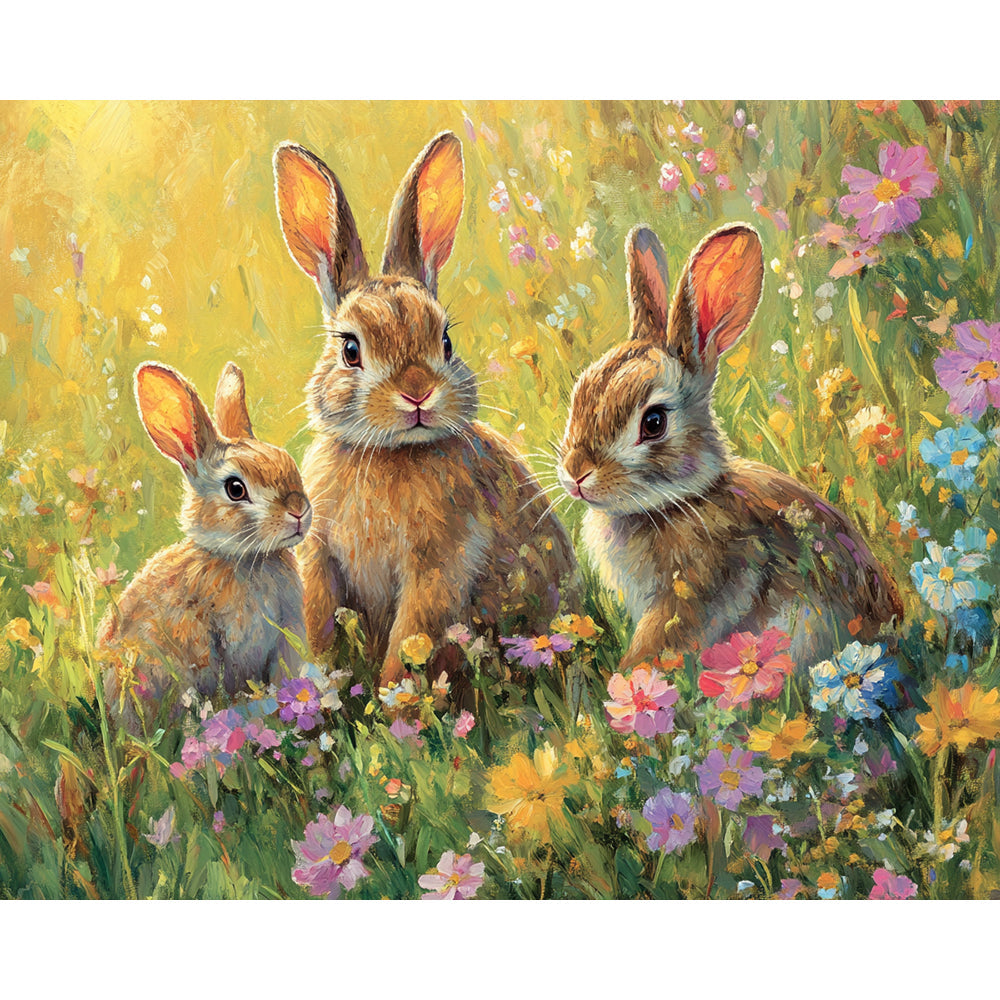Rabbit Painting By Number 2