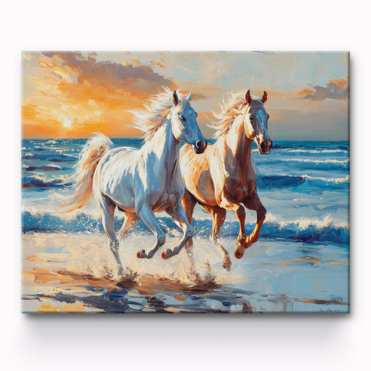 Running Horse Painting By Number 1