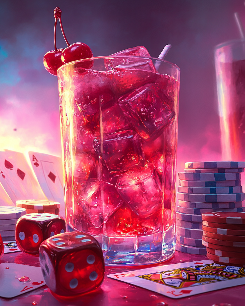 Cherry Cocktail Painting By Number 2